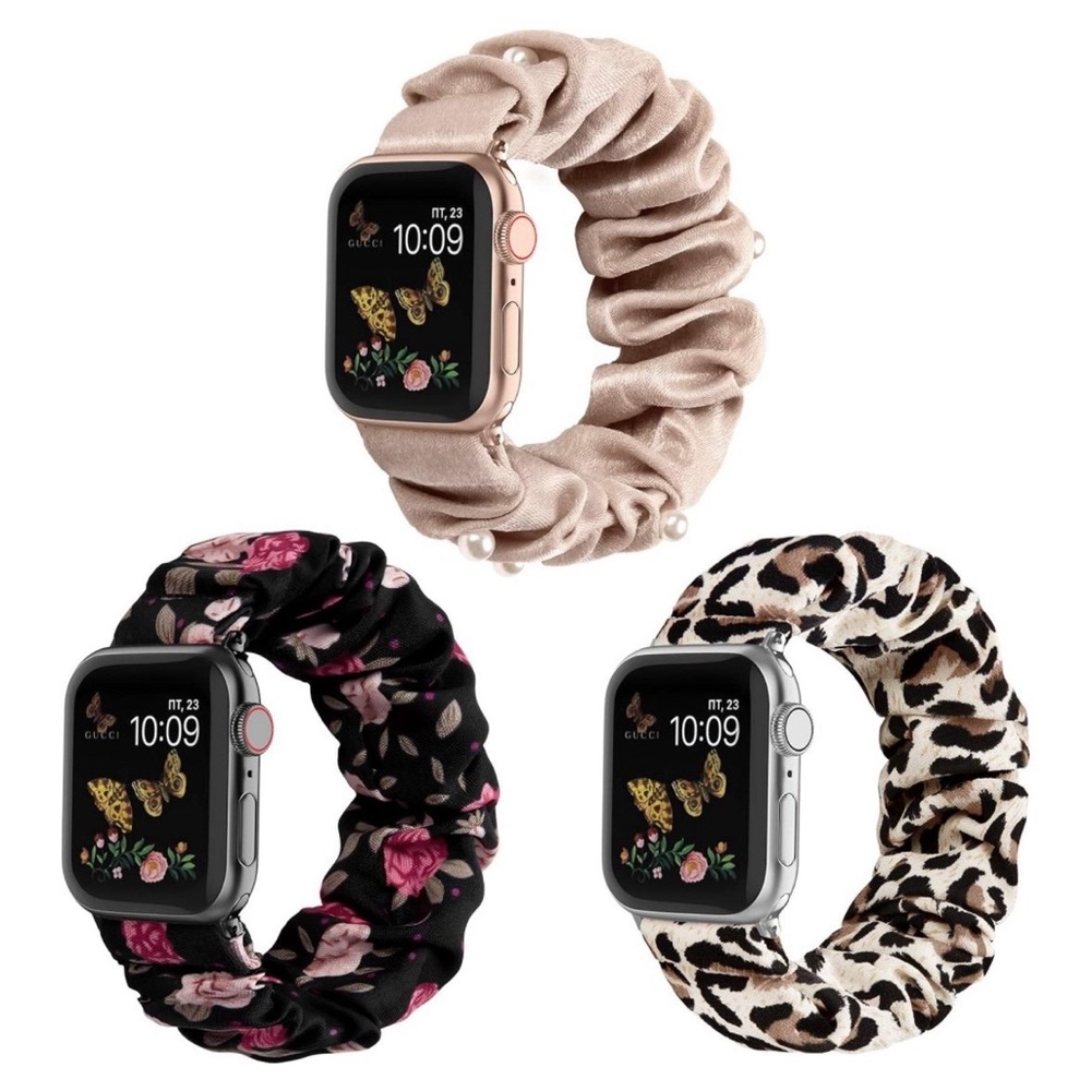 🆕Scrunchie Apple Watch Bands 38/40mm (Small) - 3 Pack
